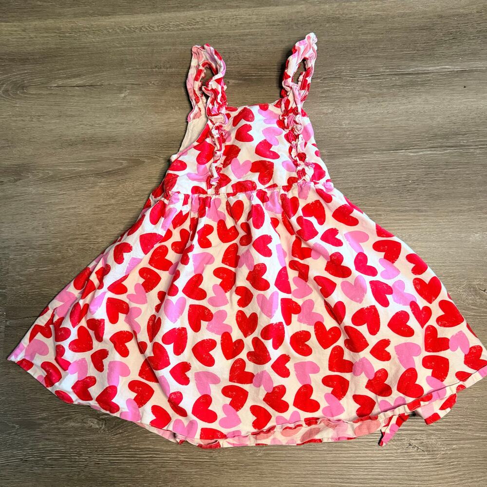Max Pink Red Heart Dress Girls 5-6 Valentine's Day Love